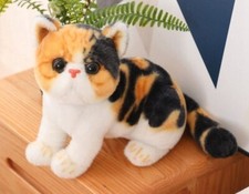 Yellow American Shorthair Cat 10 Inch Stuffed Animal Plush Toys Doll Kids Gifts