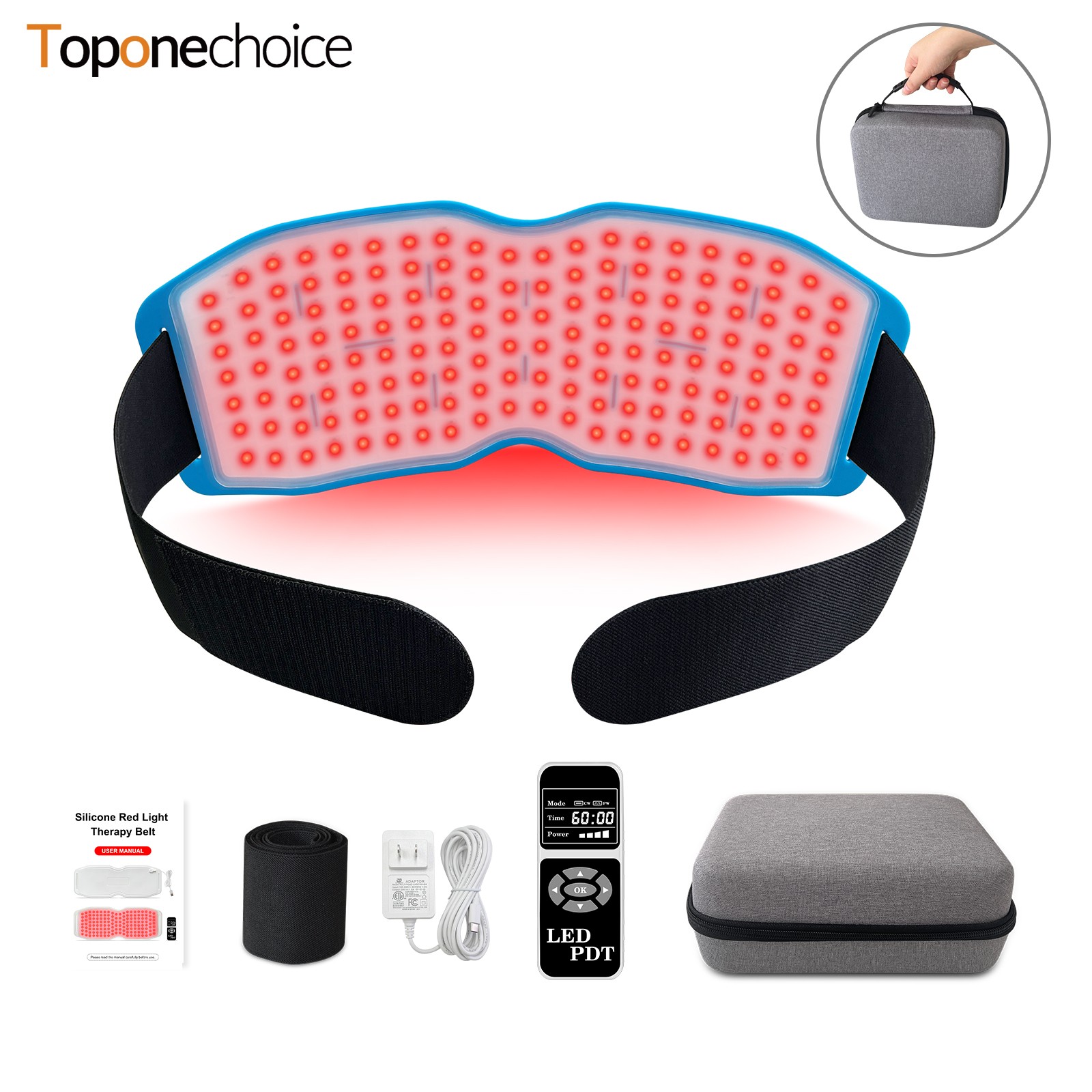 Heating Pad Muscle Pain Relief Infrared Light Therapy Back Waist Relax Device