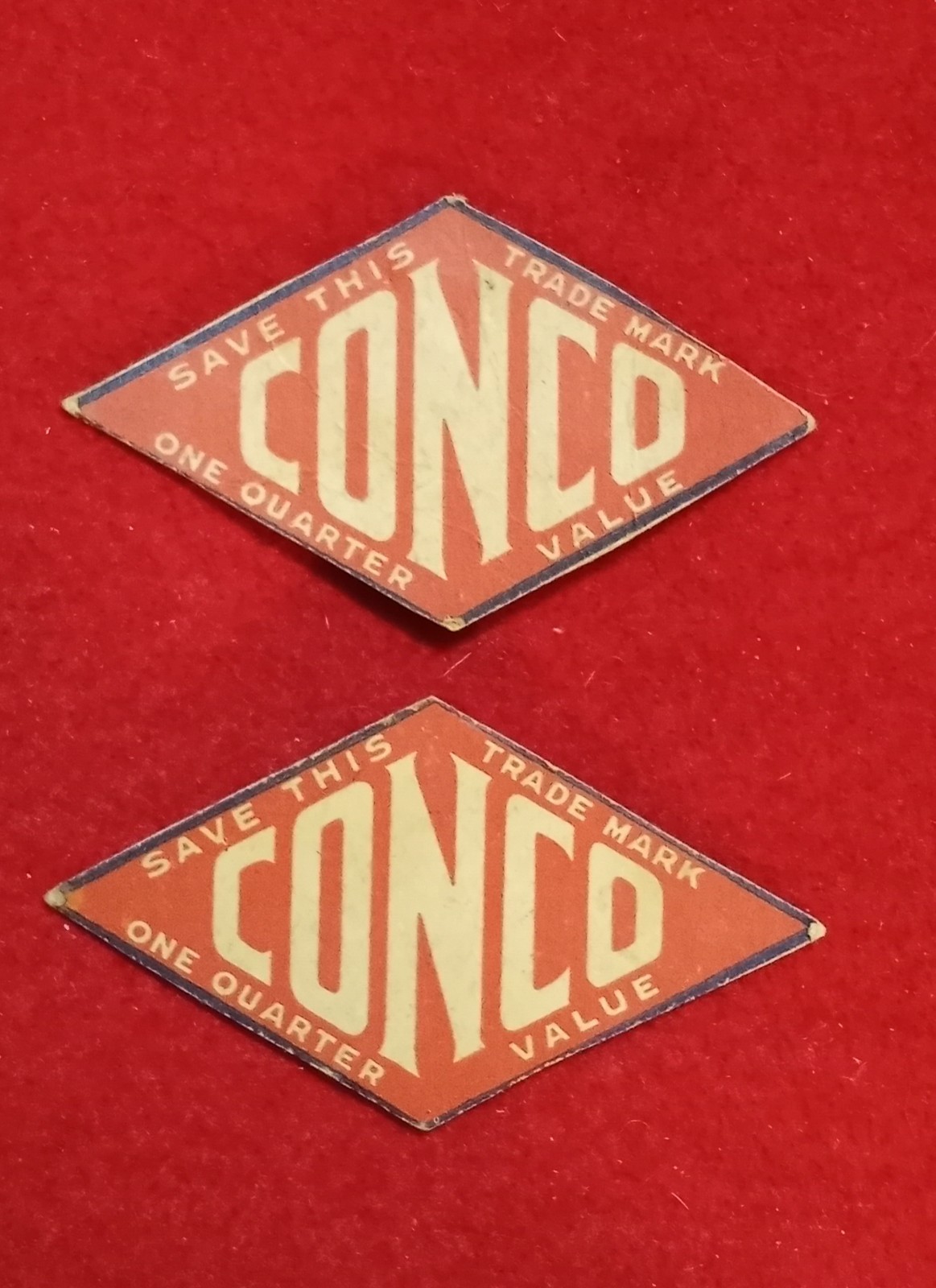 Vintage 1940s CONCO One Quarter Value Save This Trade Mark Coupon