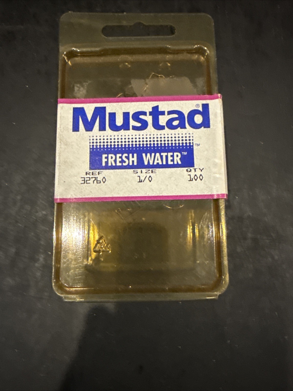 Mustad Ref 32760 Size 1/0 90 Degree Box Of 100 Hooks *