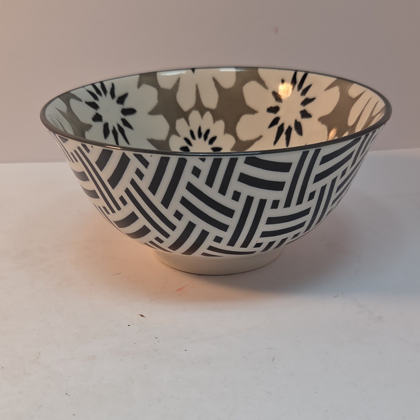 Certified International Ceramic Cereal Bowls Floral Set of 5 Dishwasher Safe