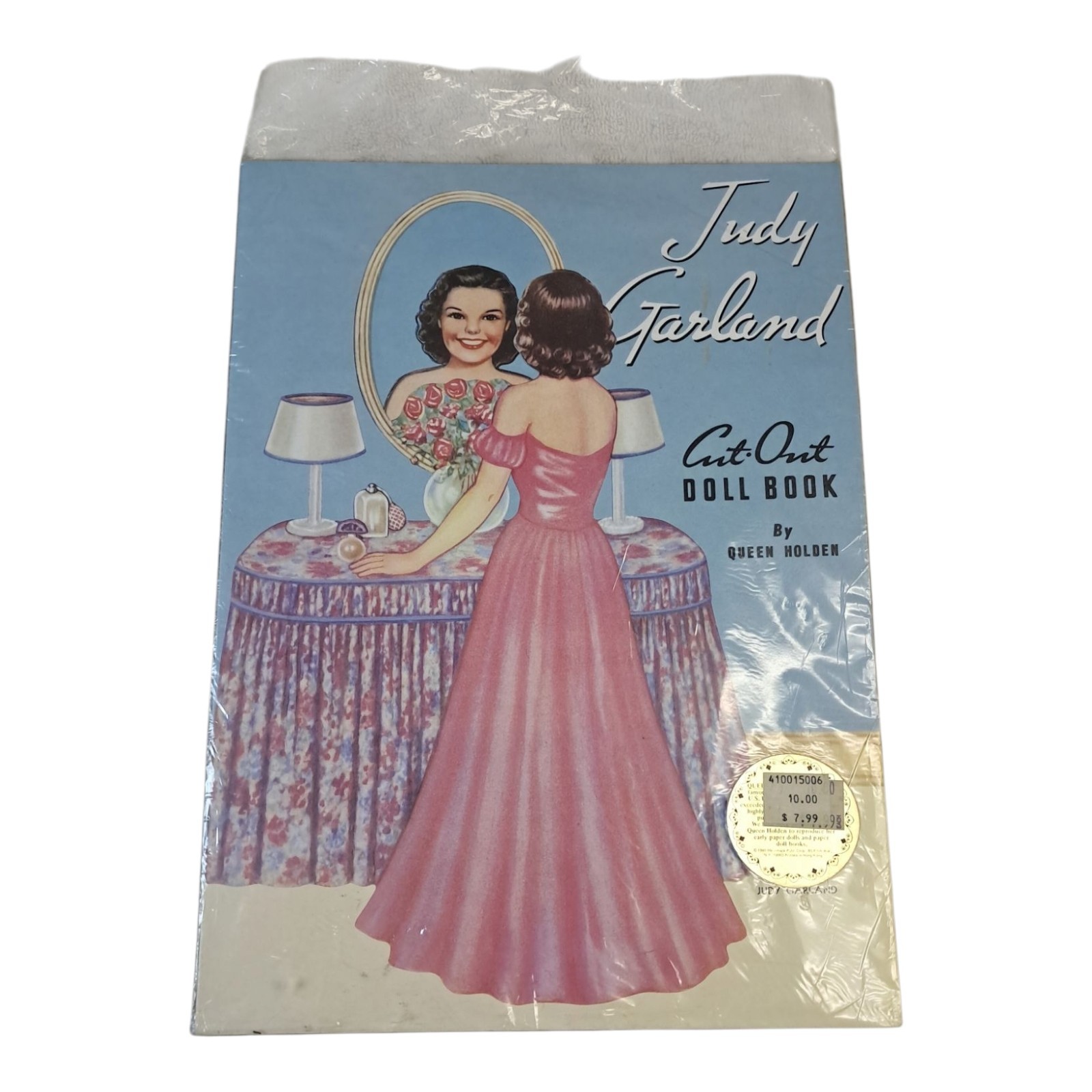 VTG 1985 Judy Garland Cut Out Paper Dolls Book By Queen Holden NEW!