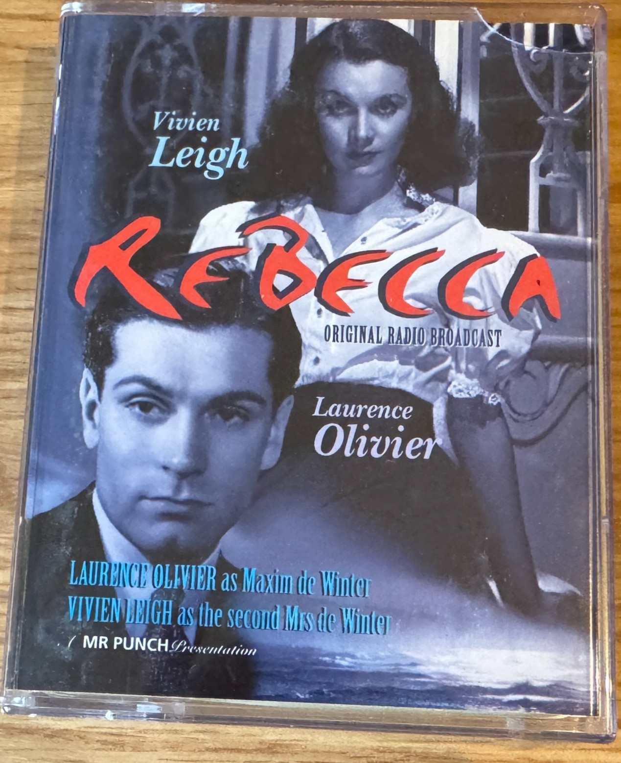 AUDIO BOOK Daphne du Maurier REBECCA on 1 x Cass Vivien Leigh Laurence Olivier