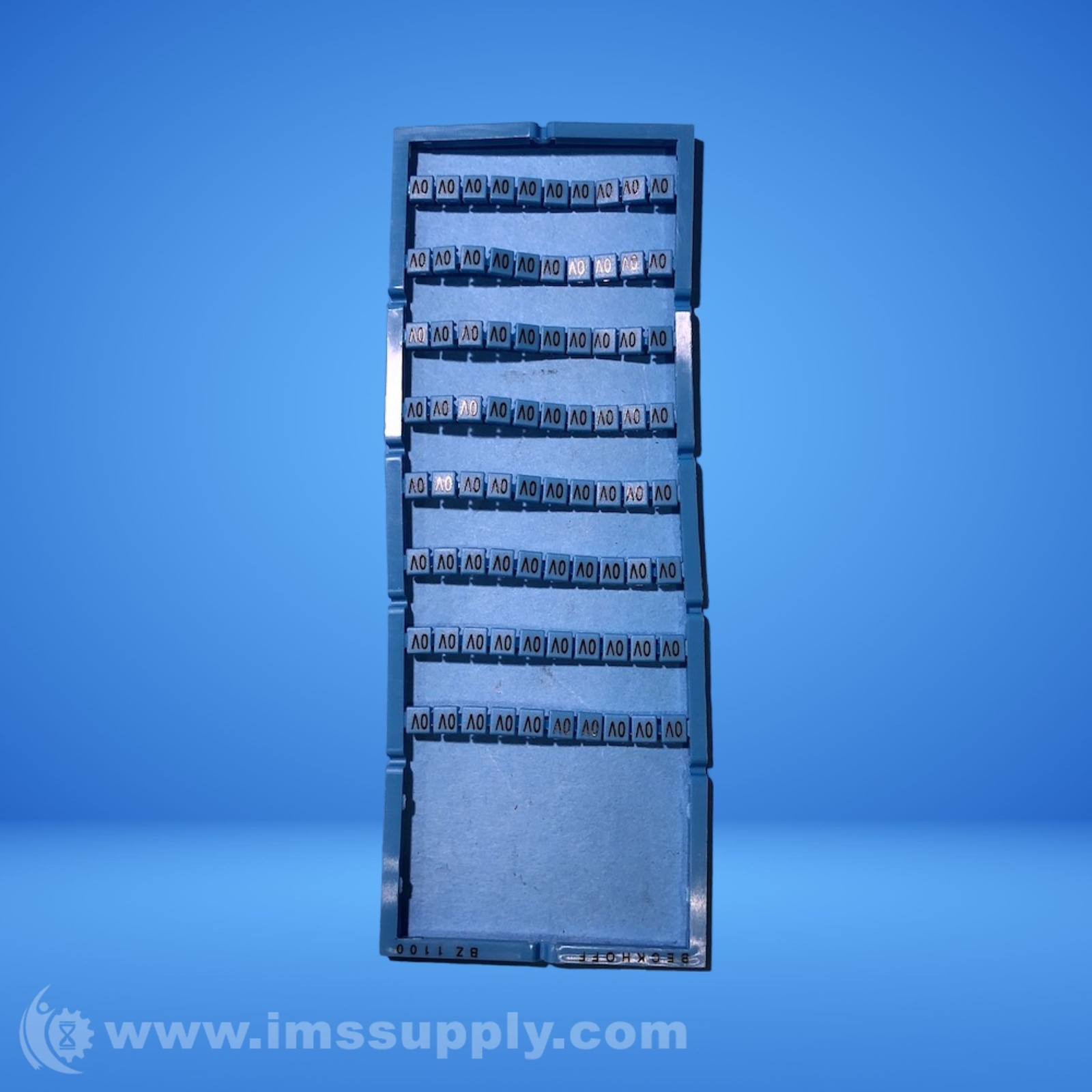 Beckhoff BZ1100 Blue 100 Contact Labels 5 X 5 mm 9747