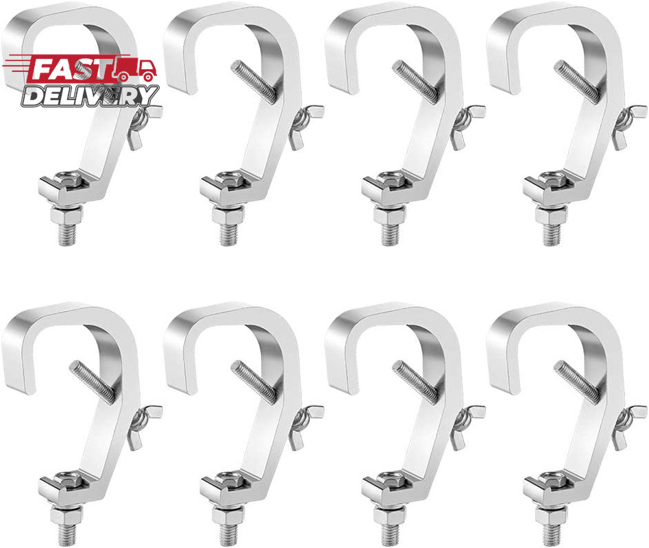 1.18-2 Inch Truss Clamp Stage Lights Clamp, 8PCS Worldlite Premium Stage Lightin