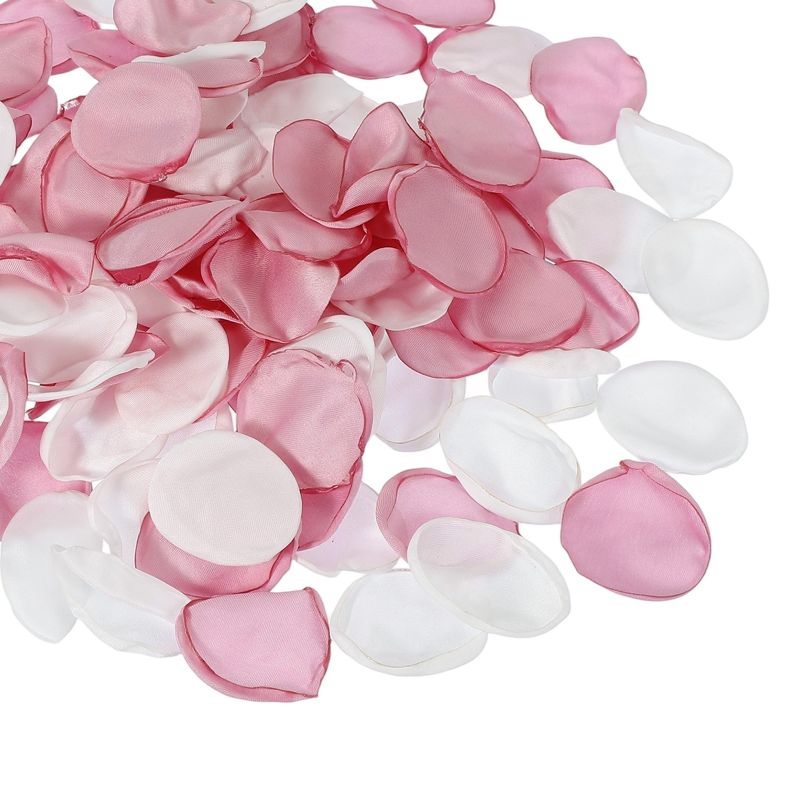 Fake Rose Petals, Artificial Petals for Wedding Proposal,Light Pink White