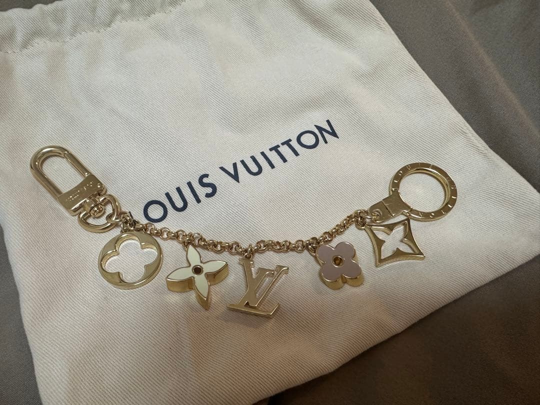 Final Price Drop LOUIS VUITTON Gold Keyholder Bag Charm