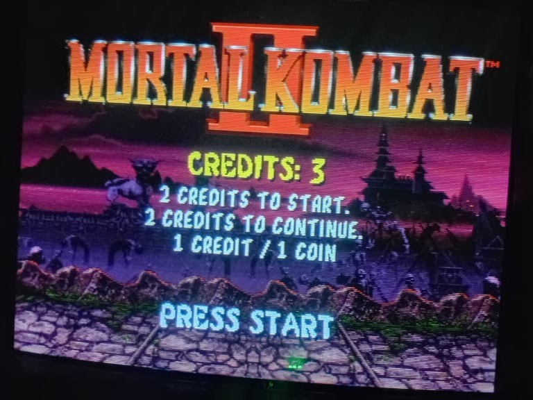 ~ Mortal Kombat 2 Midway 1993 Arcade Jamma PCB FREE SHIP ~