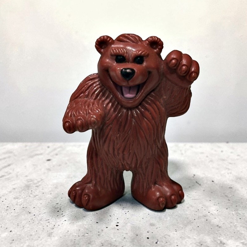 Lincoln Logs Brown Grizzly Bear Replacement Toy Figure 2.25 Inch Hasbro