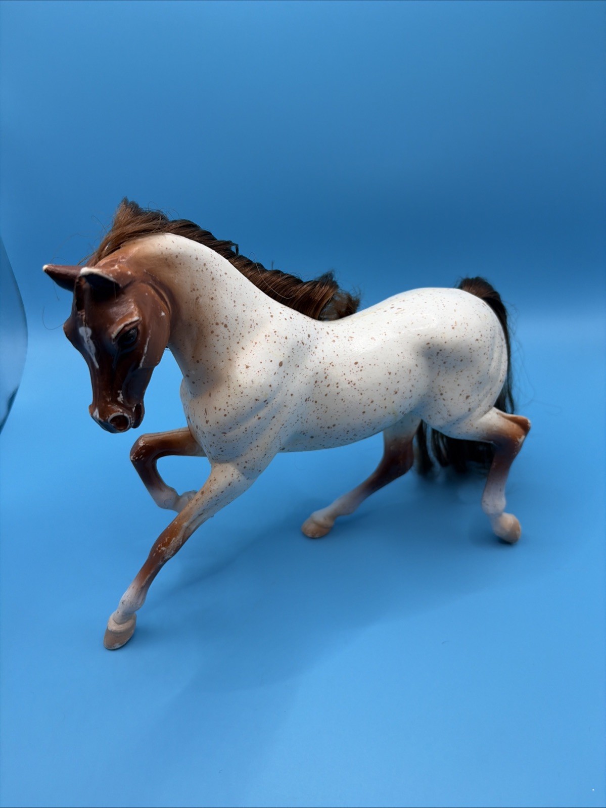 Breyer Reeves Appaloosa Pony Horse Brown Speckled White Rooted Mane Tail Model