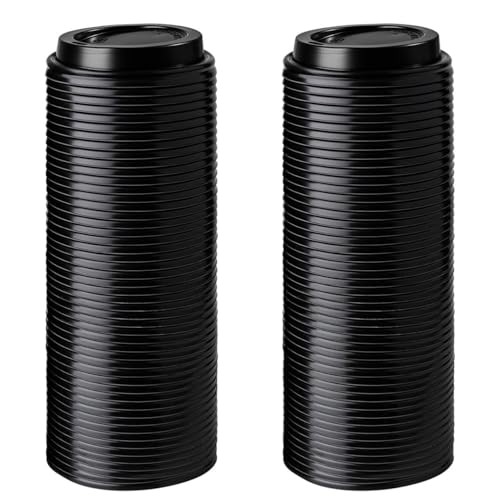 Paper Cups, Paper Coffee Cups - Disposable Lids For 12,16,20, oz Hot Cups 100