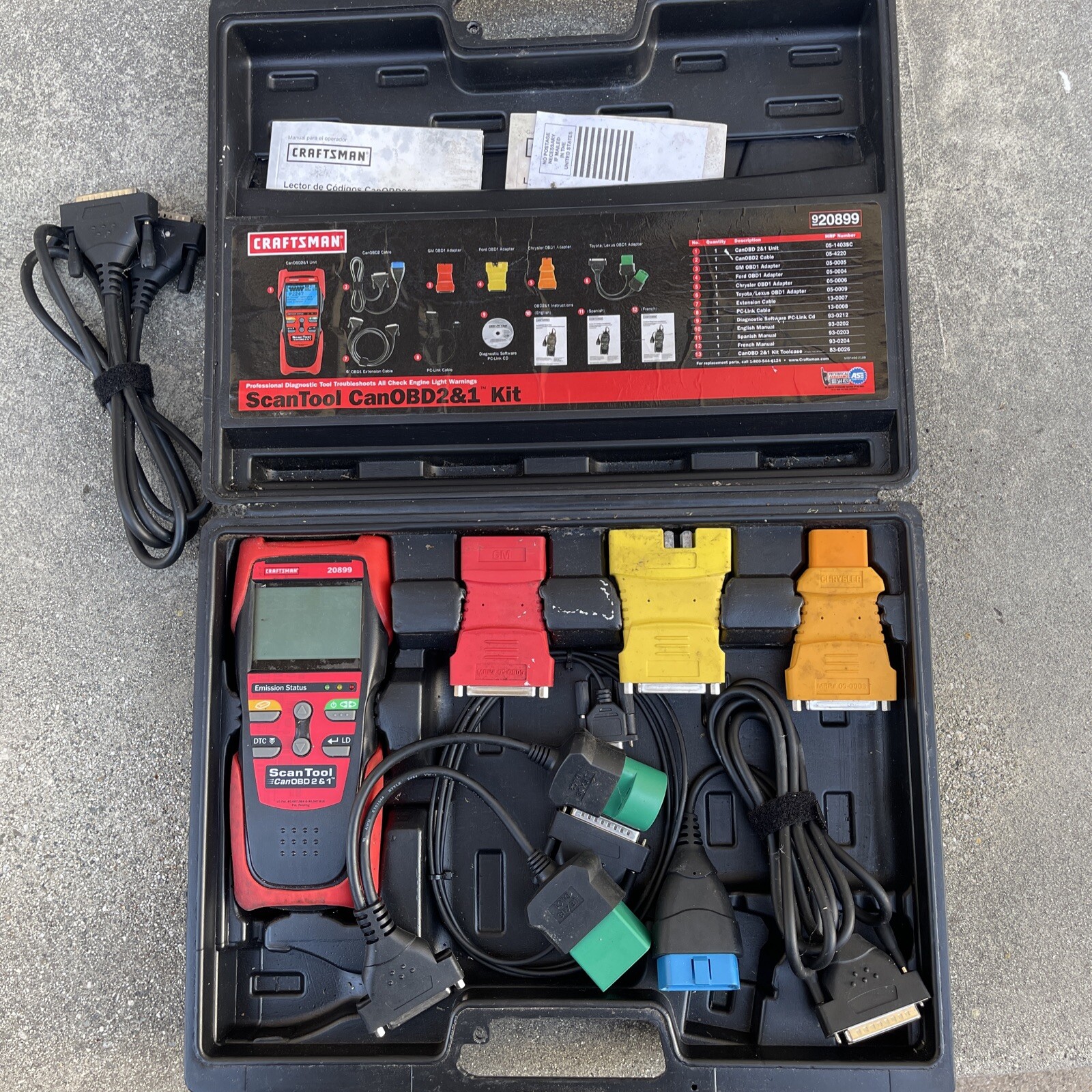 Sears Scan tool Kit, CanOBD 2&1 Kit