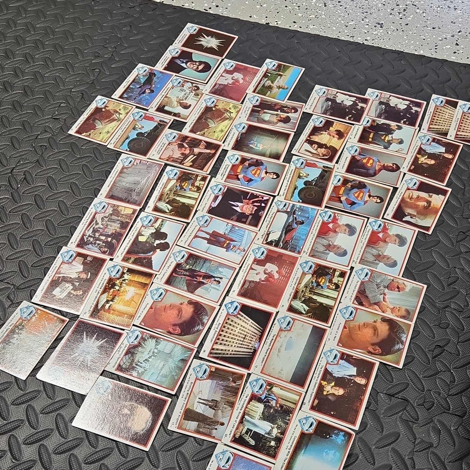 DC Comics Superman Trading Cards Christopher Reeve Clark Kent Lois Lane 1978 Lot