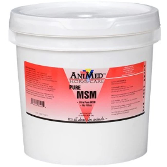 Animed Pure Msm Powder 10 Lb Bucket Supplement Horse Joint Care