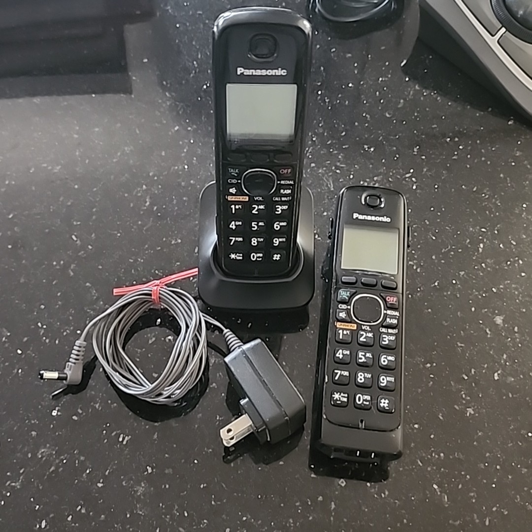 Panasonic KX-TGA660 B DECT 6.0 Cordless Phone Handset For KX-TG7643 Not Tested *