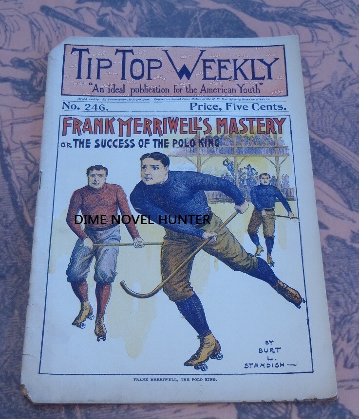 YALE POLO KING TIP TOP WEEKLY #223 STREET & SMITH VG DIME NOVEL FRANK MERRIWELL