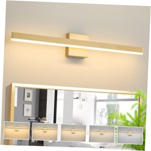 Bathroom Vanity Light 31.5 inch, 18W Dimmable 5CCT LED Modern 31.5inch Gold