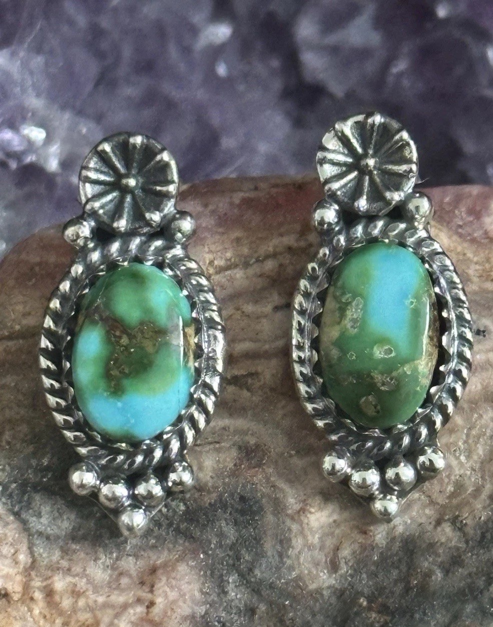 Sonoran Mountain Southwestern Sterling Silver Earrings 