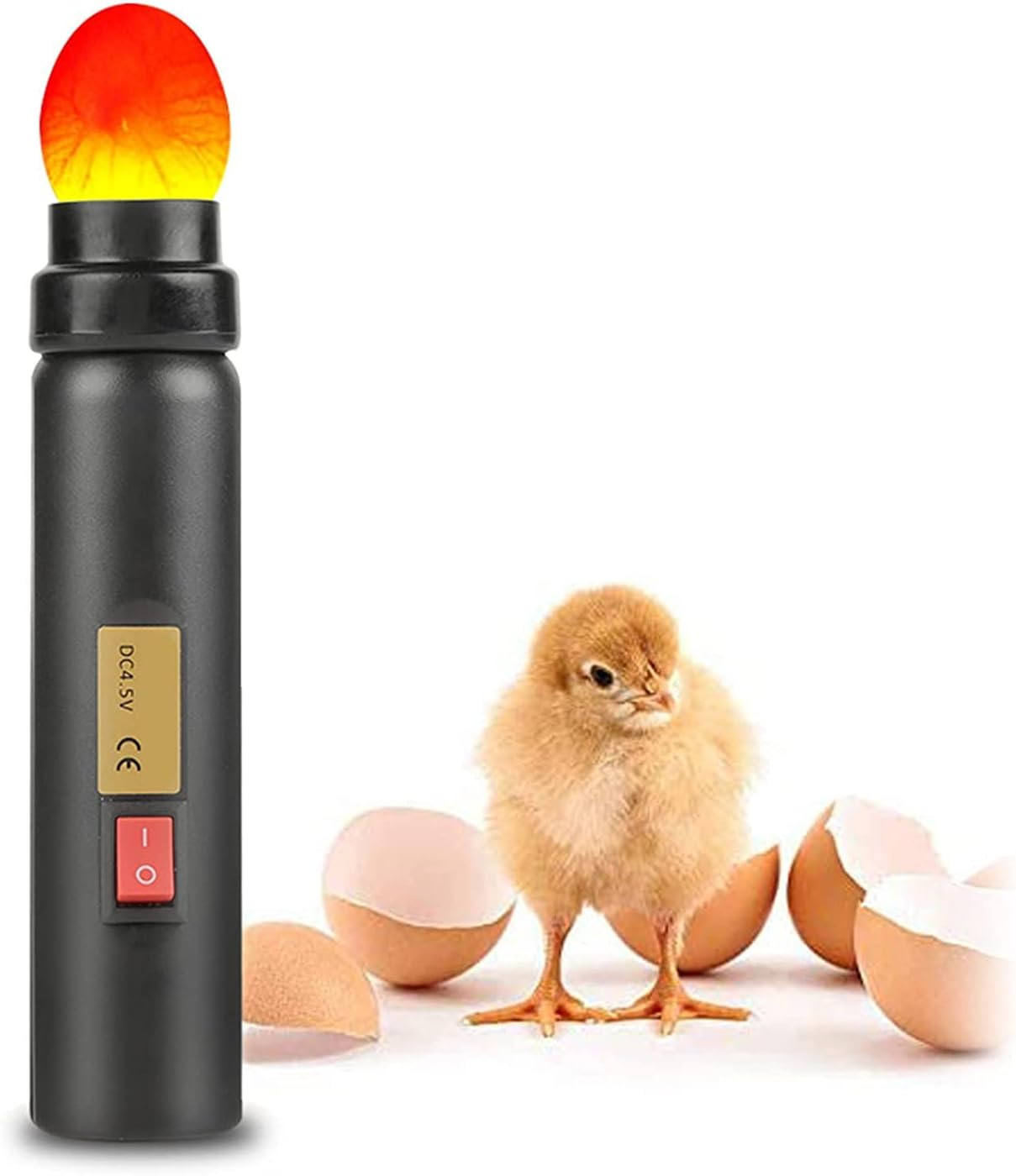 Egg Candler, Cool LED Light Egg Candler Tester, High Egg Candling Torch Light fo