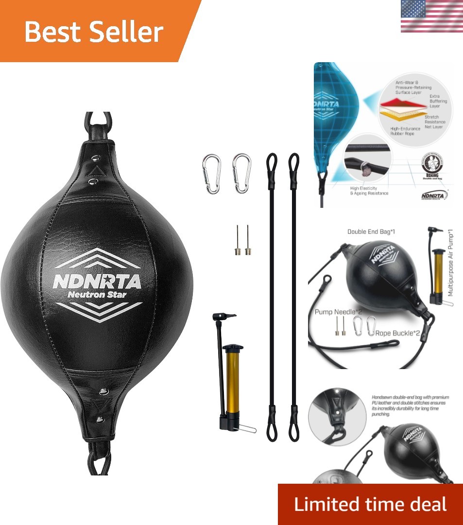 Double End Bag Boxing Equipment - Improve Speed & Hand-Eye Coordination