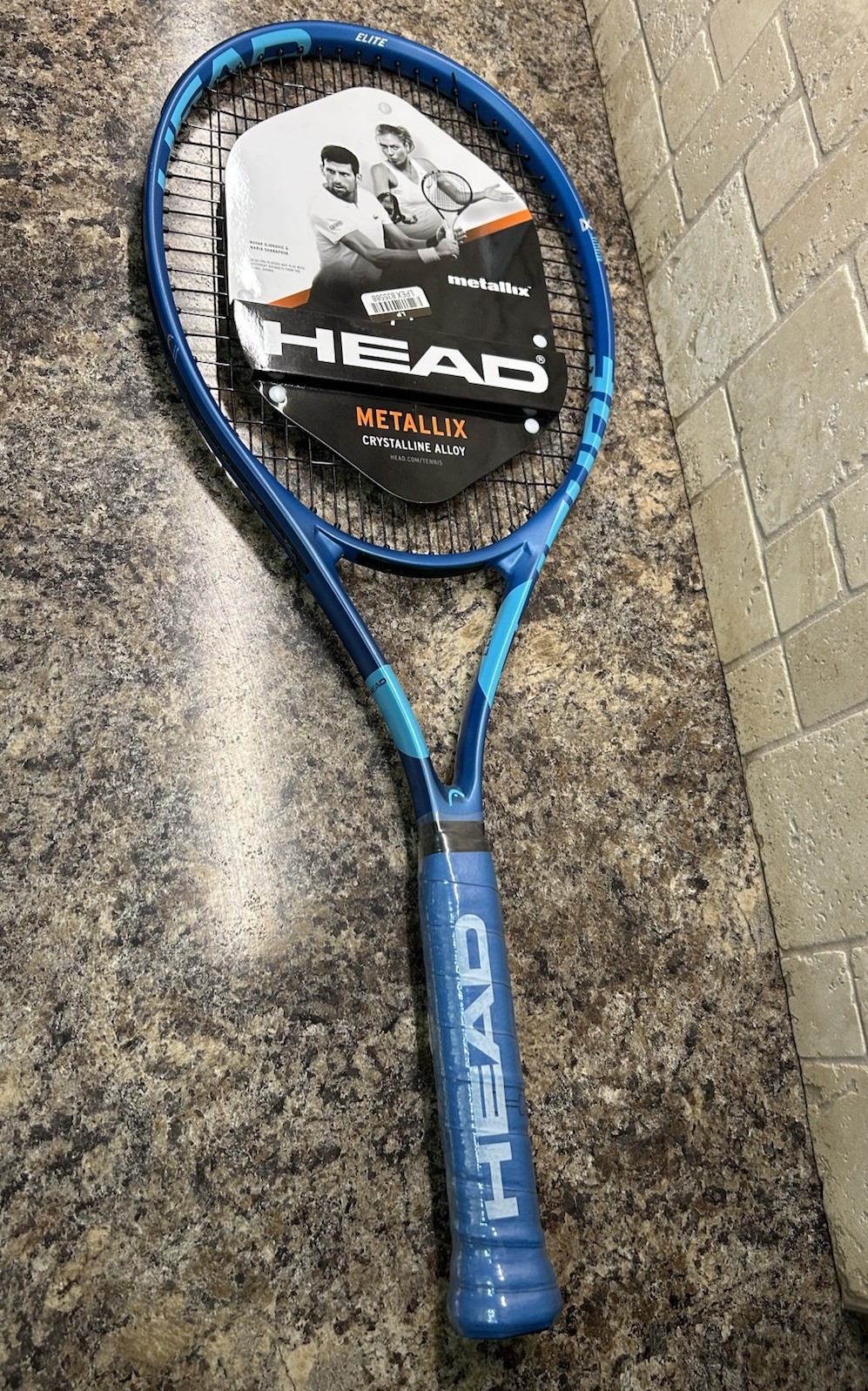 Head Mx Attitude Elite Blue Tennis Racquet- Metallix- Crystalline Alloy- New