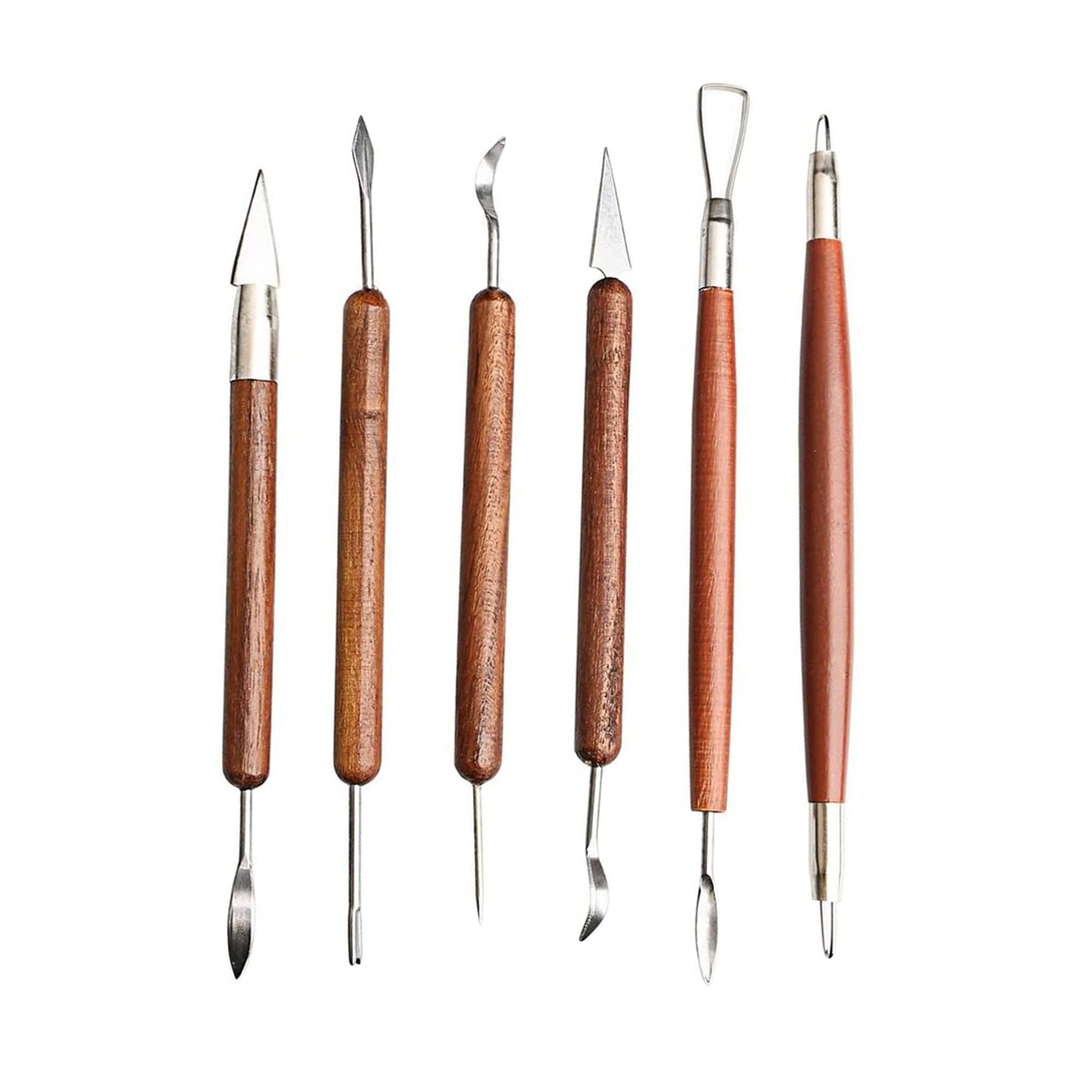 S & E TEACHER'S EDITION 6 Pcs Pottery & Clay Sculpting Tools, 6 PCS, 6 