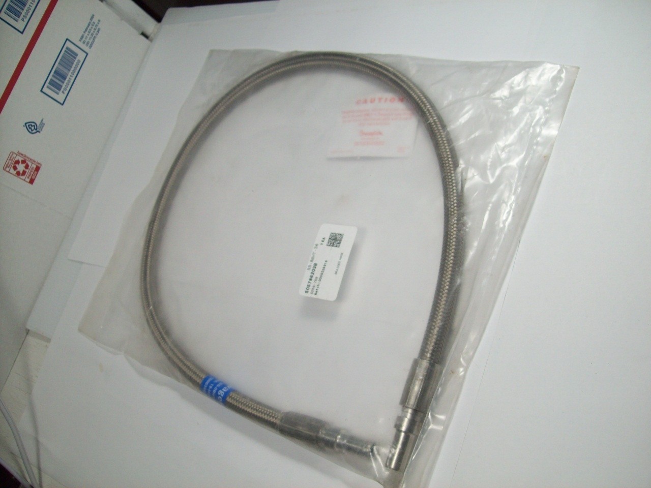 1 - Swagelok Stainless Steel  Braided Hose,  1/2" OD Tube,  36",   SS-8BHT-36