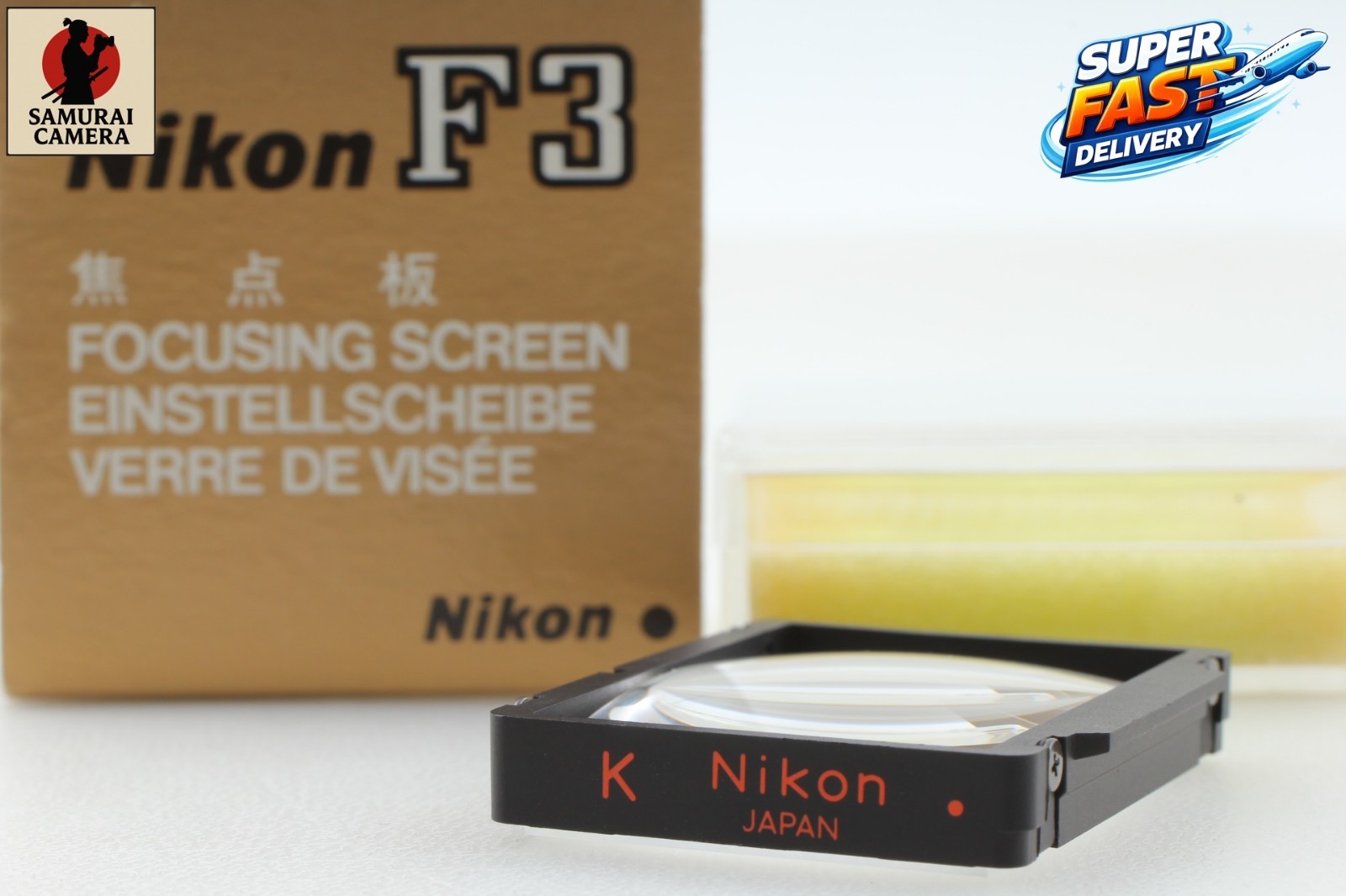 Red Dot [Top MINT] Nikon Focusing Screen Type K for F3 F3HP F3T From JAPAN