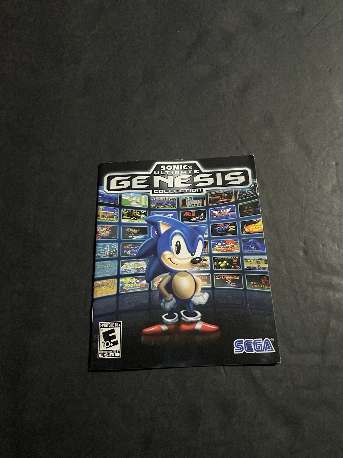 sonic ultimate genesis collection ps3 Manual only