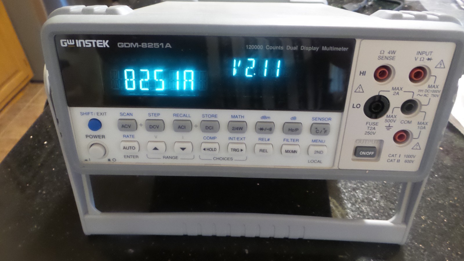 GW Instek GDM 8251A Multi Meter, Untested