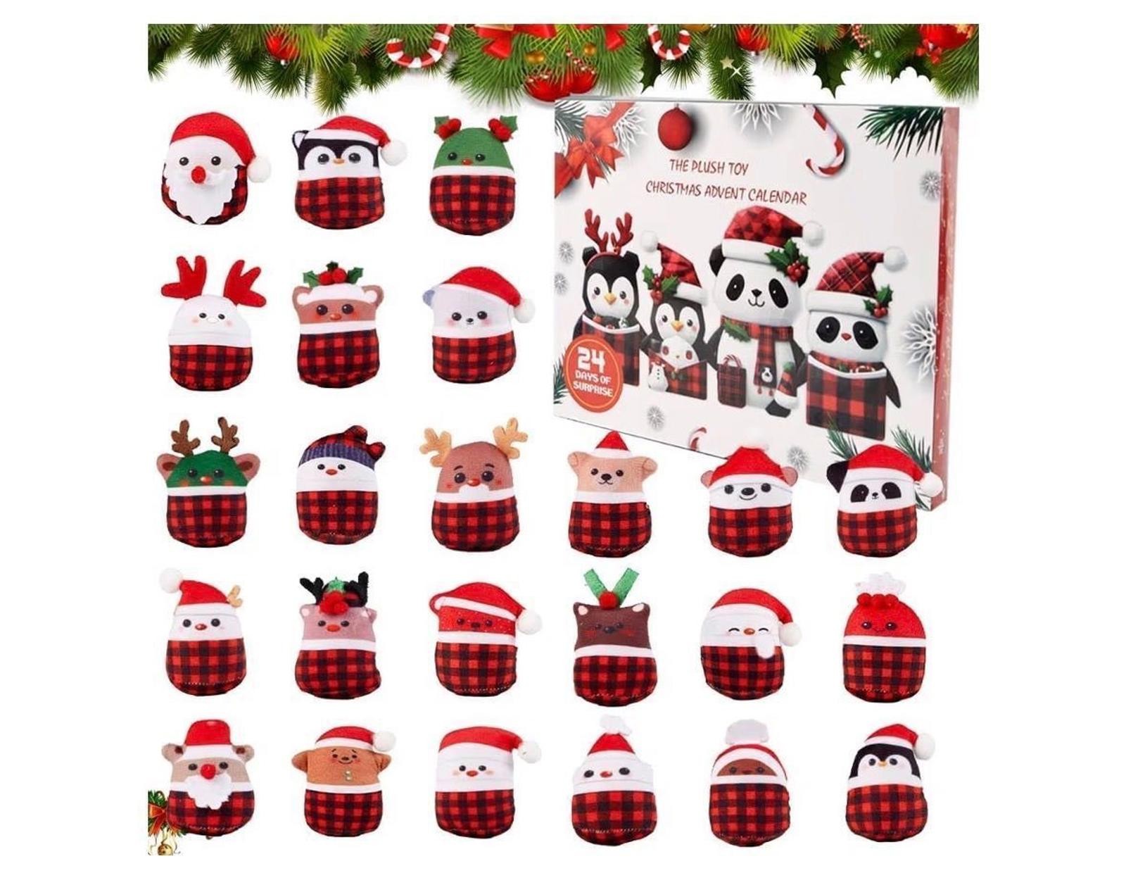 Christmas Advent Calendar 2026, Advent Calendar with 24 Days of Plush Set, Ch...