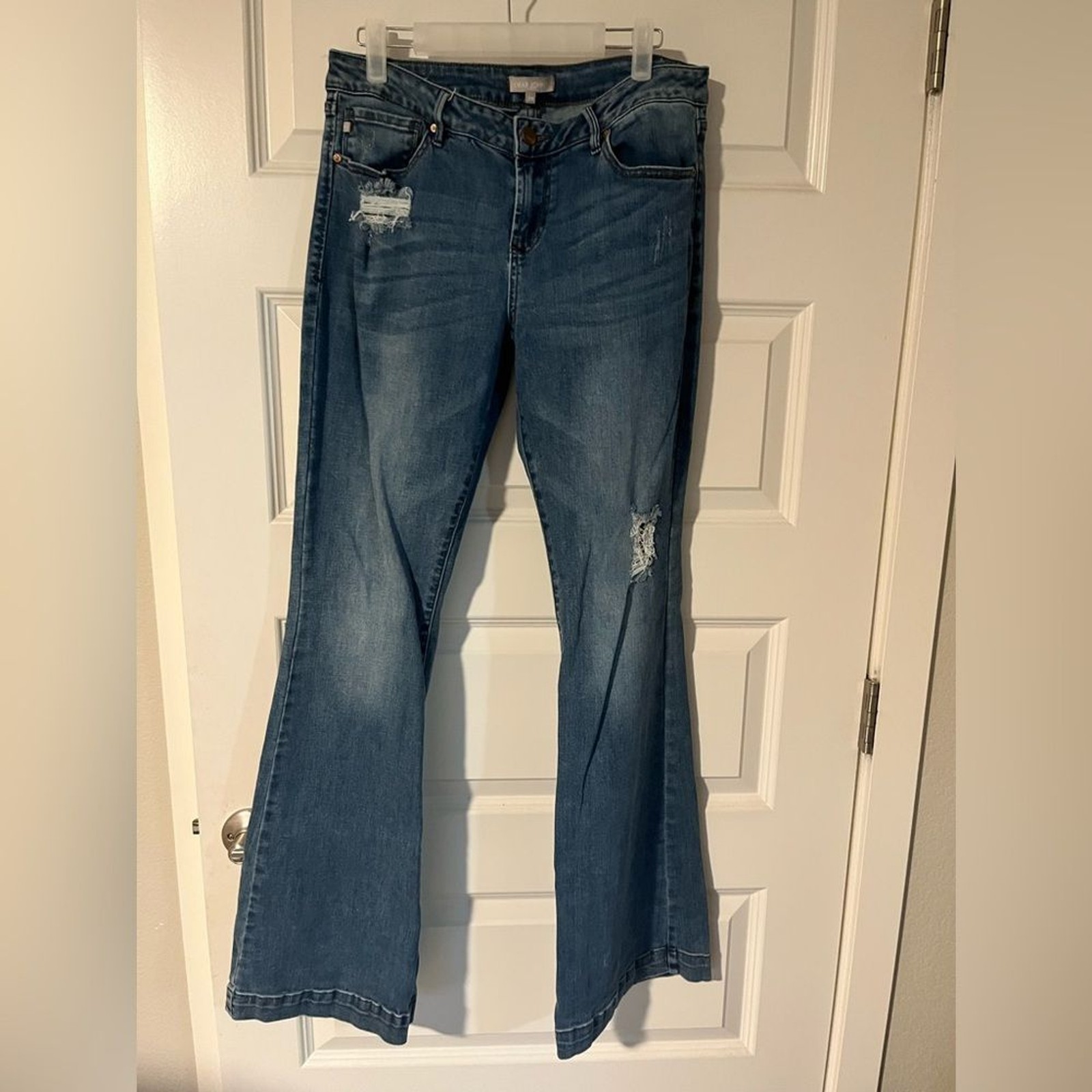 Dear John Women's Blue Flared Jeans