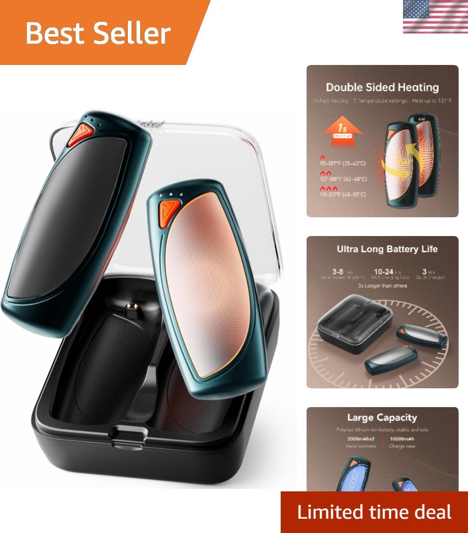 Portable AI Heating Hand Warmers with 14000mAh - Perfect for Cold Weather Gifts