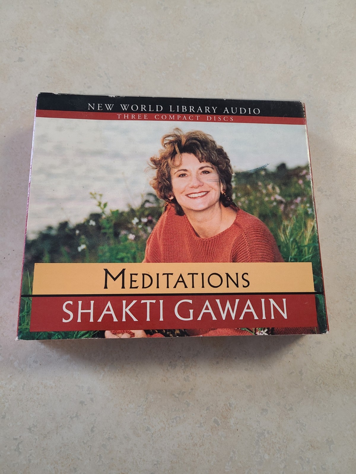 Meditations by Shakti Gawain: Used Audiobook 3 Cds Excellent Condition C2