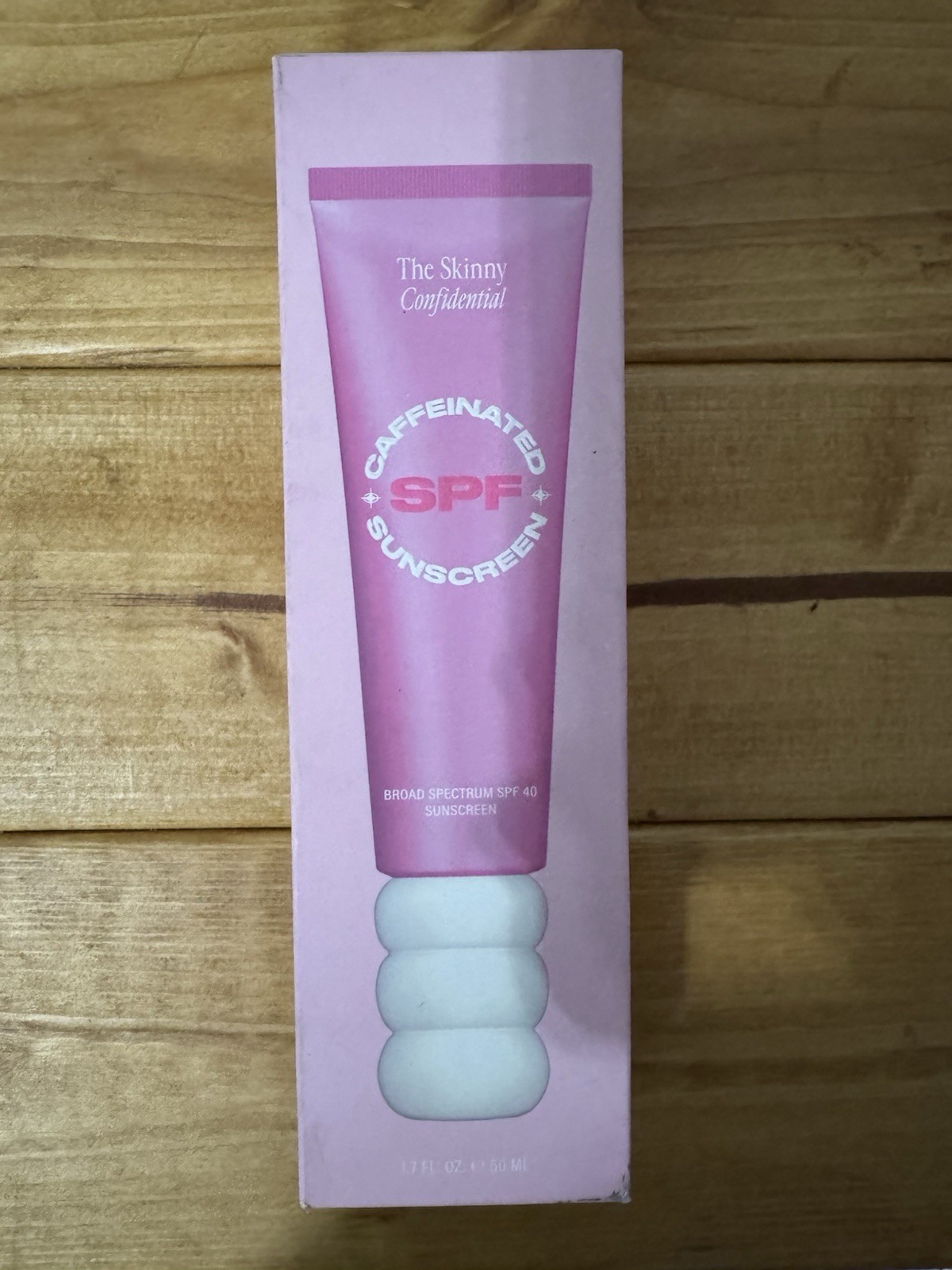 The Skinny Confidential Caffeinated SPF 40 Sunscreen • 1.7oz  Exp 7.2026 +