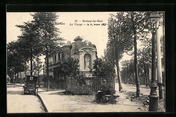 Old postcard Noisy-le-Sec, La Vierge 