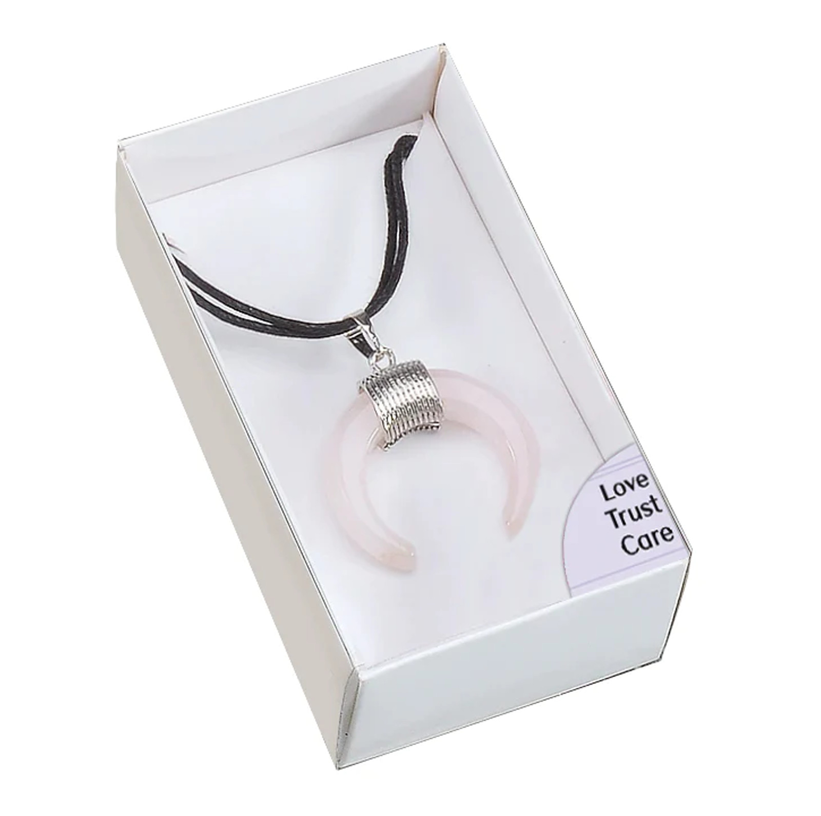 Amulet Pendant Rose Quartz Lo Scarabeo Love Trust Care Warming Energies