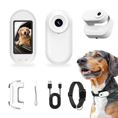 Thumb Body Cam 1080P HD Video Recorder Pet Camera Collar with Wireless 