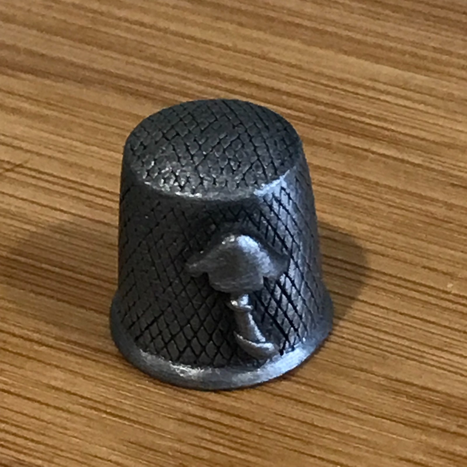 Vintage Thimble Mushroom Pewter T42