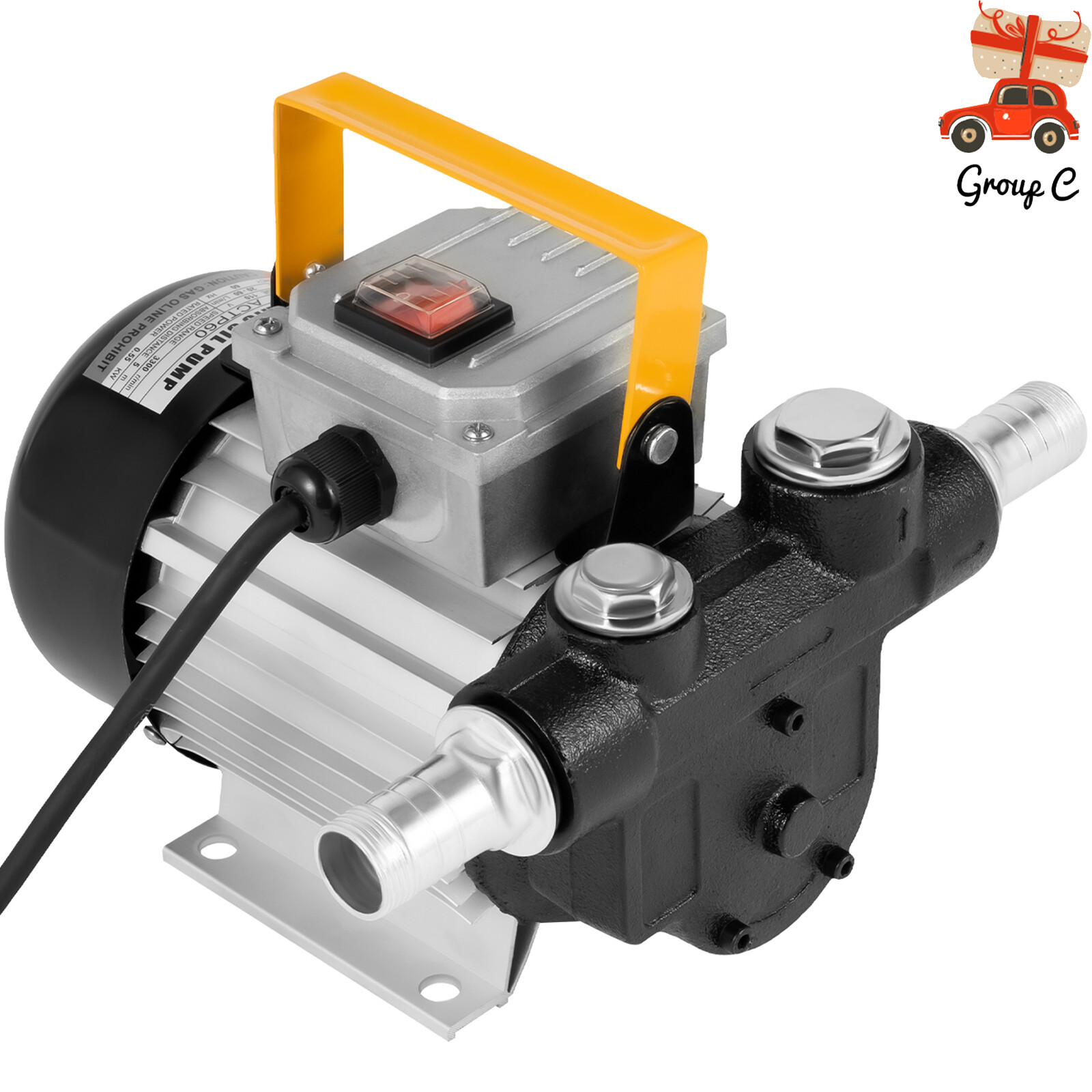 110V 550W Electric Oil Pump - Self-Priming, 60L/Min Flow Rate