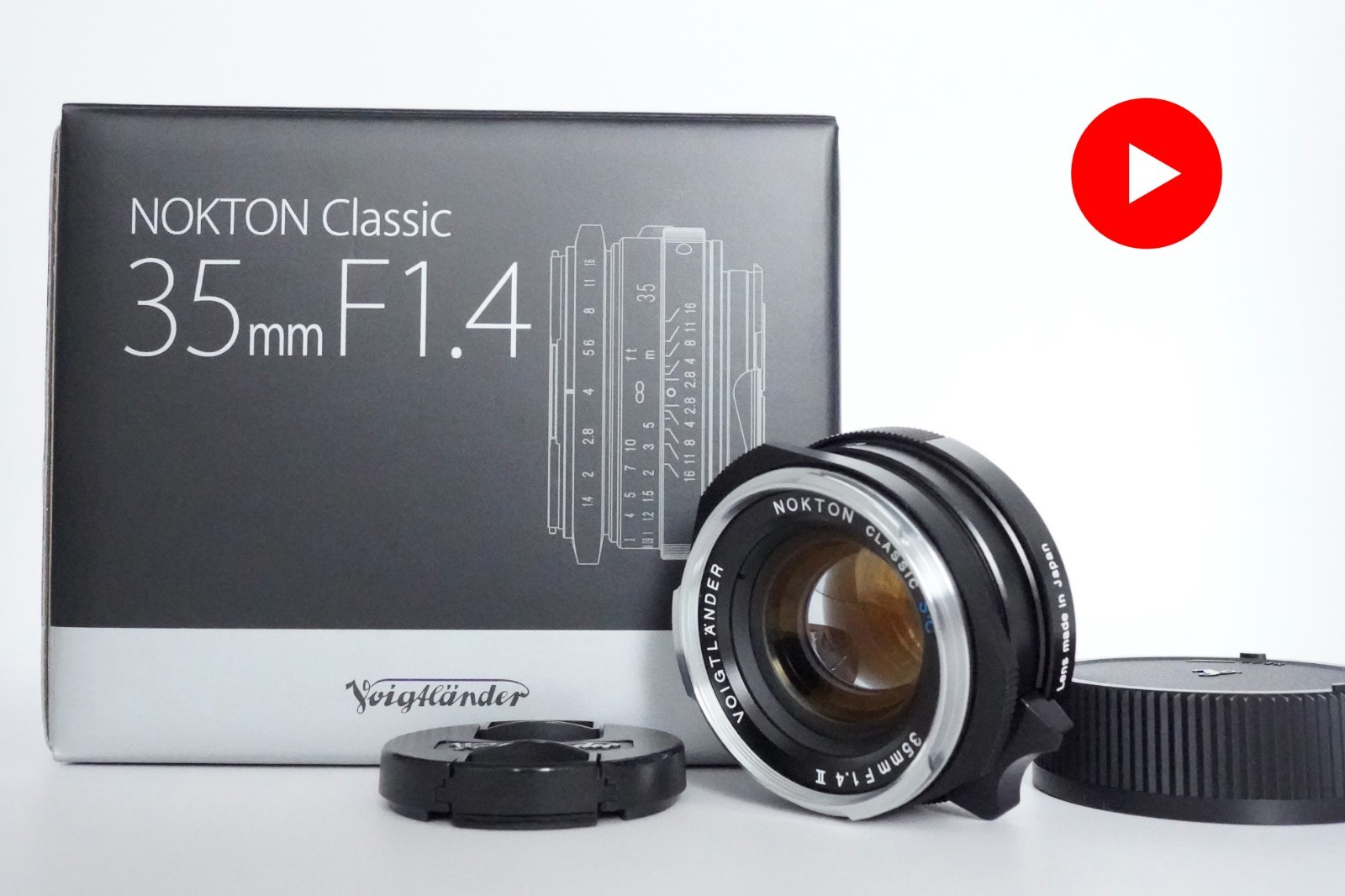 [N.Mint in Box] Voigtlander NOKTON classic 35mm F1.4 II SC Lens VM Leica M JAPAN