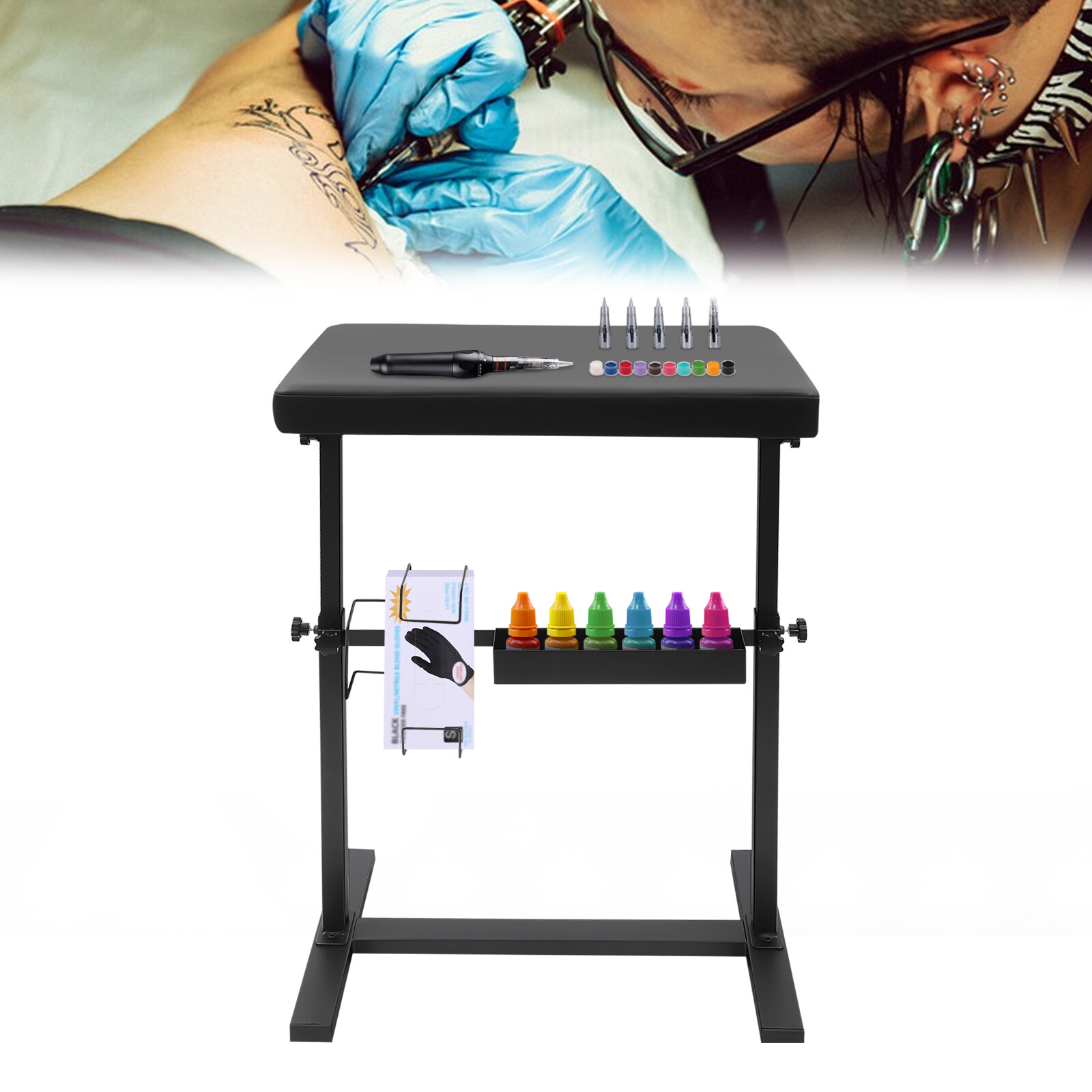 Tattoo Armrest Stand, Armrest Stand, Height Adjustable Armrest Bracket