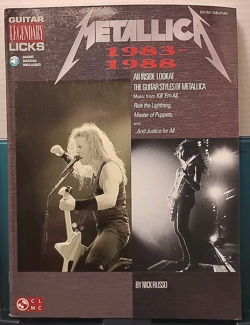 METALLICA - Legendary Licks 1983-1988 by Nick Russo - 2000 - Trade Paperback