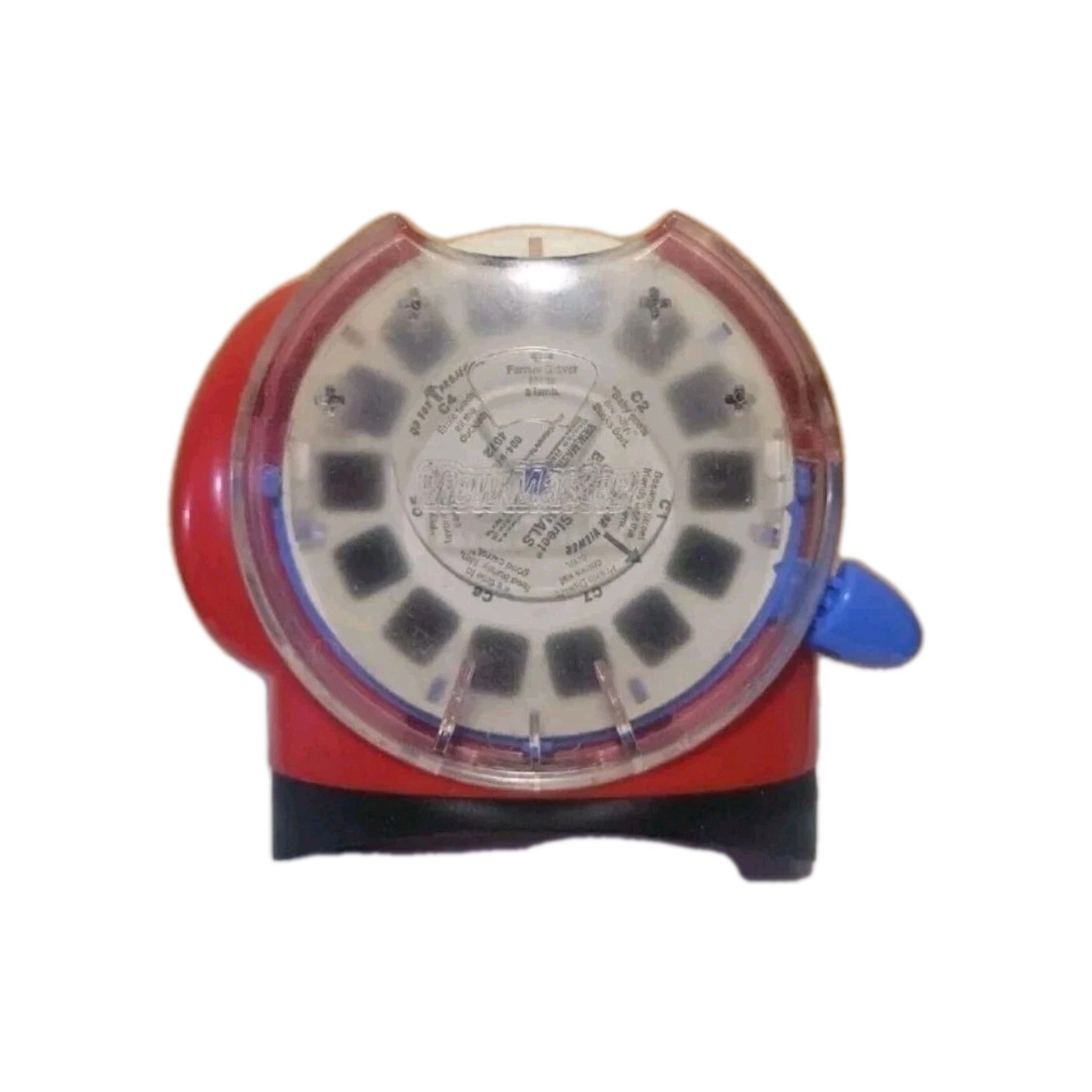 Vintage View-Master Red 3D Viewer with Reel – Classic Toy Working Condition