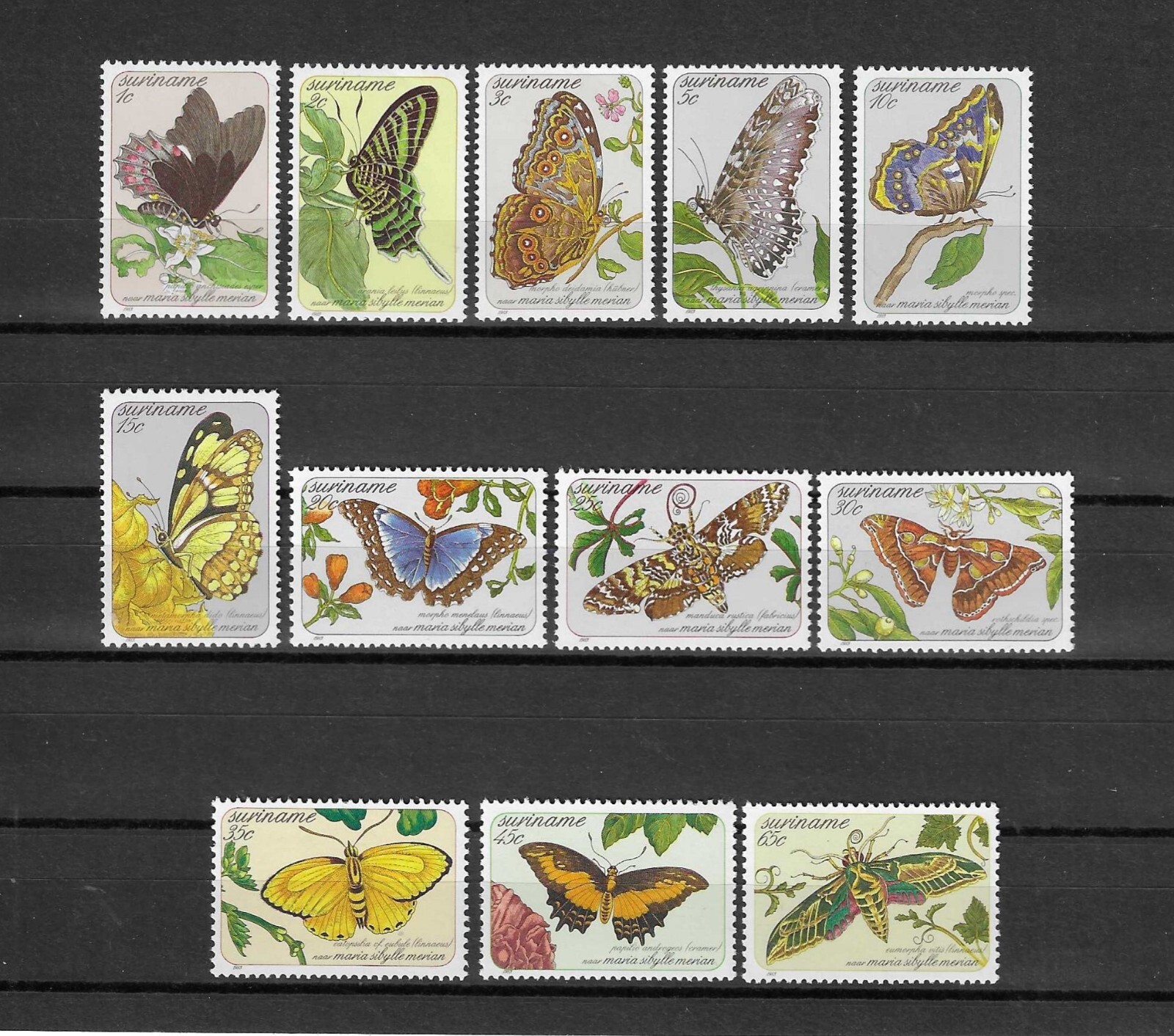 SURINAME 1983 SG 1137/1148 MNH