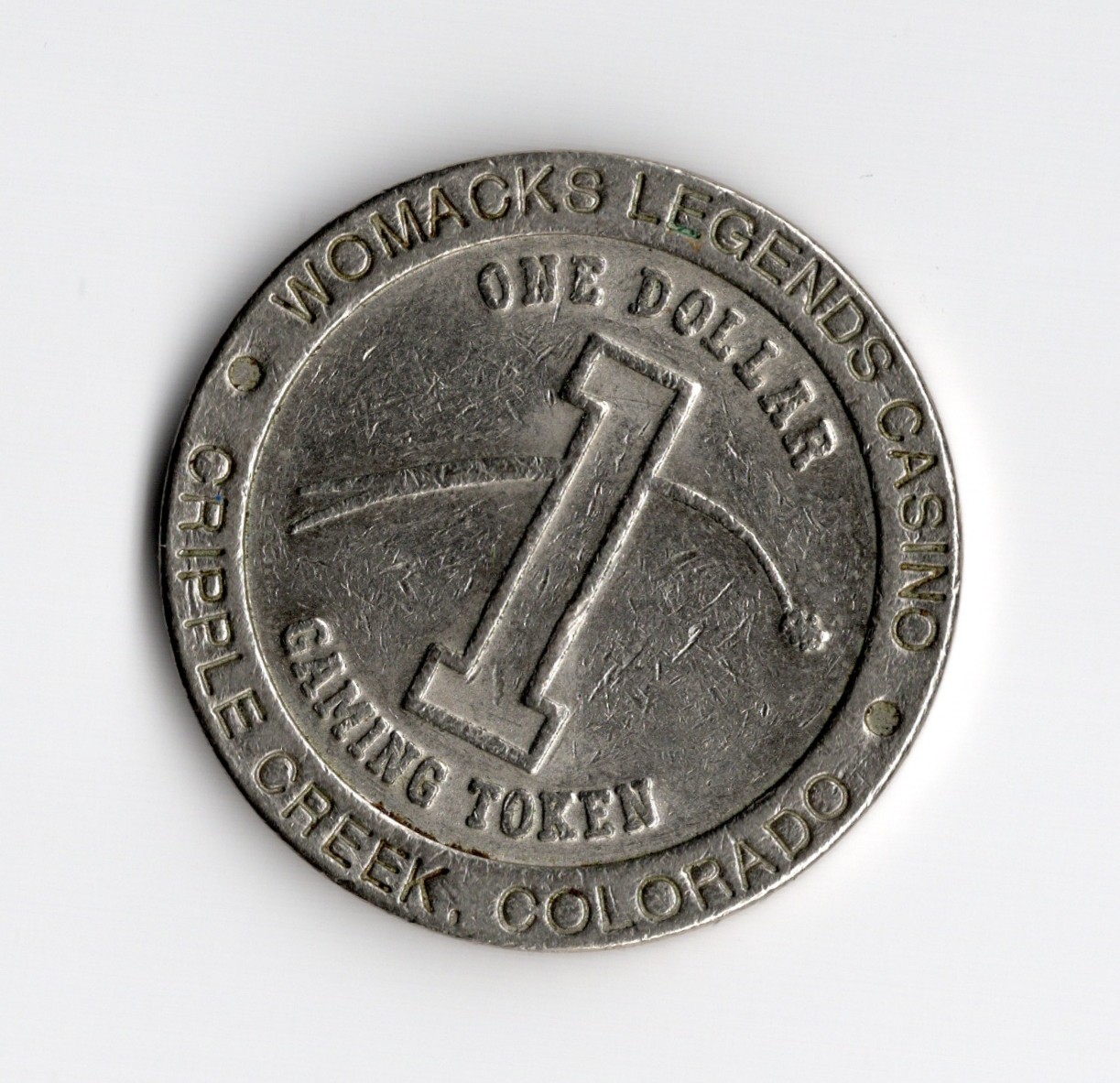 Womacks Legends Cripple Creek Colorado $1 Casino Token