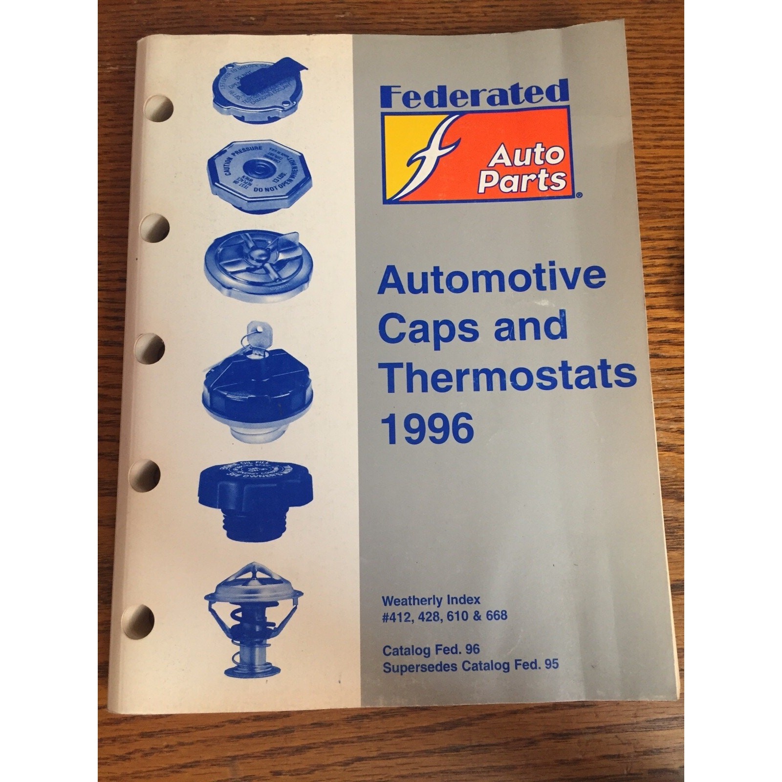 Vintage 1996 Federated Caps & Thermostats Catalog