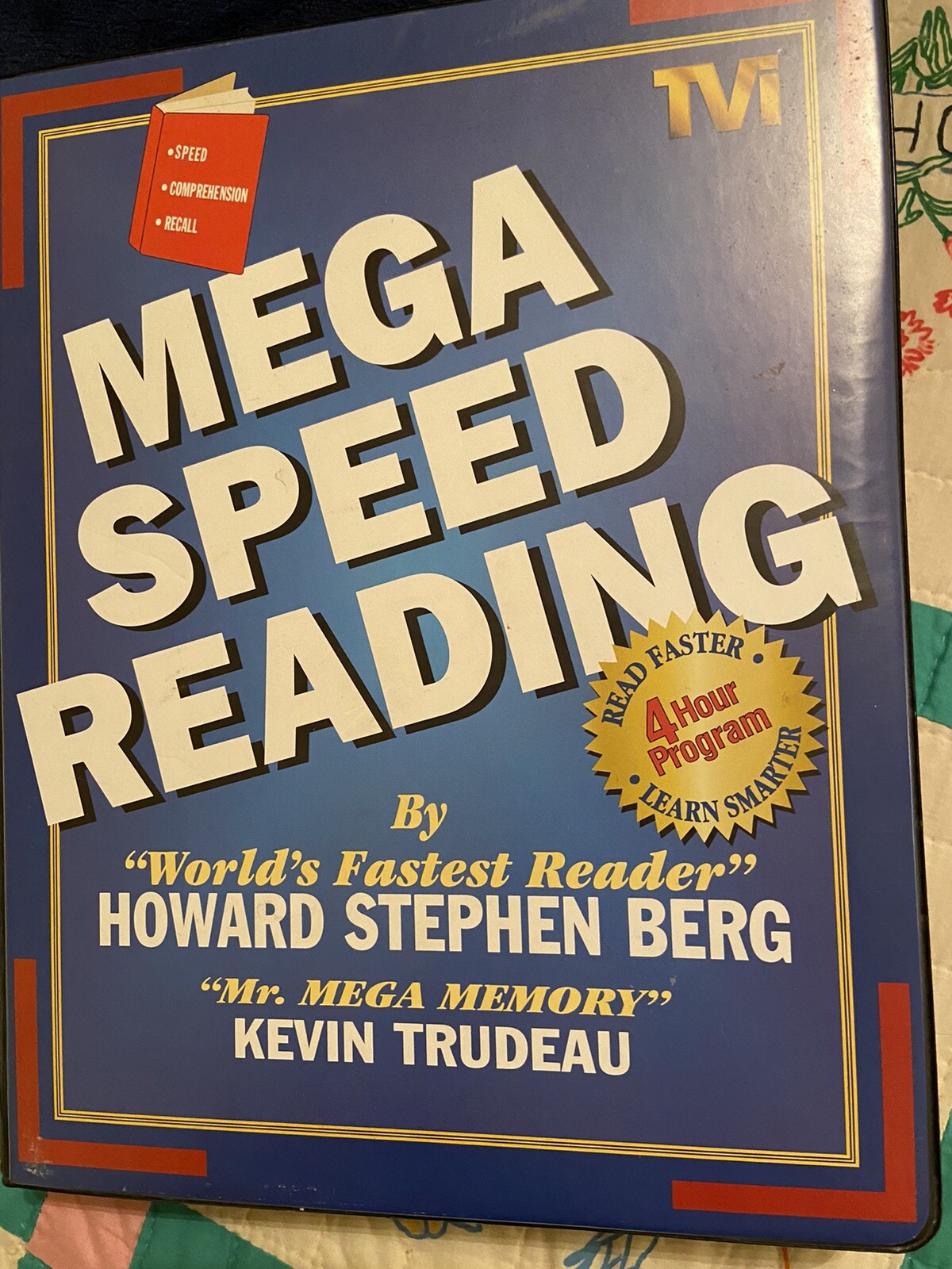 MEGA SPEED READING By Howard Stephen Berg & Kevin Trudeau - Boxed Training Set
