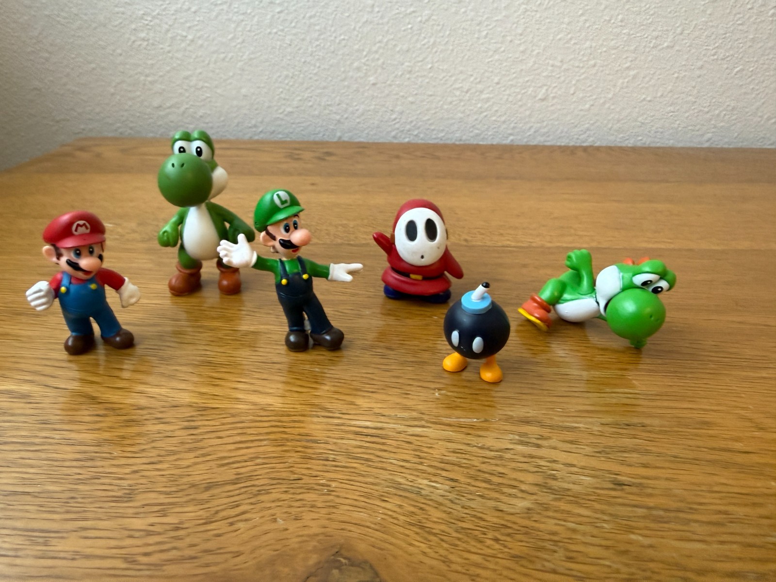 Mario and Luigi Small Figurines Set of 6 Toys Cake Toppers