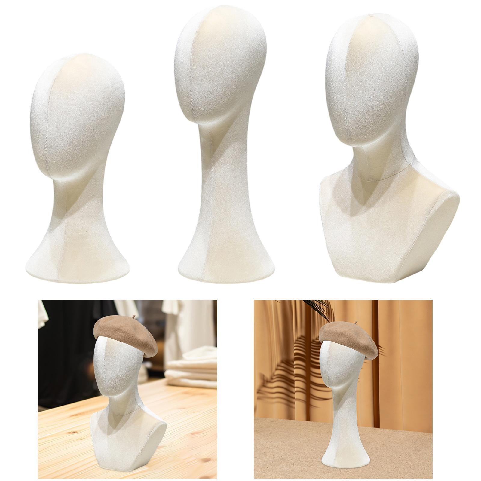 Wig Head Versatile Necklace Display Stand Stable Caps Rack Mannequin Head Wig
